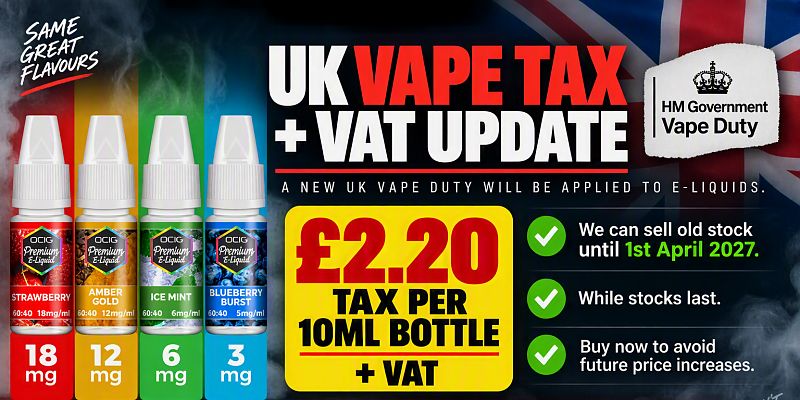 UK Vape Tax Update